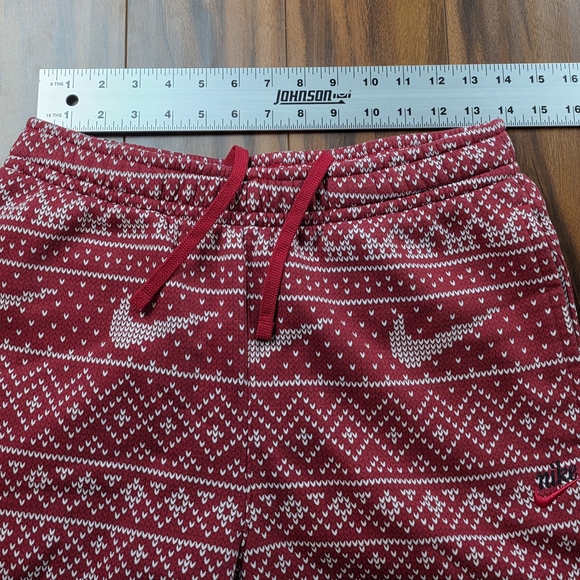Nike Club Fleece Holiday Joggers M Red Men's - Picture 8 of 8